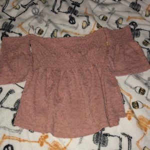 Off the shoulder shirt